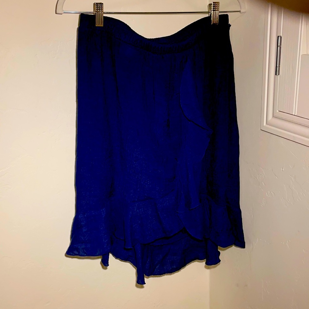 Low-hi blue skirt size L